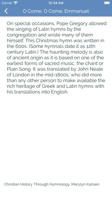 Zrzuty ekranu Hymns and Songs of Zion