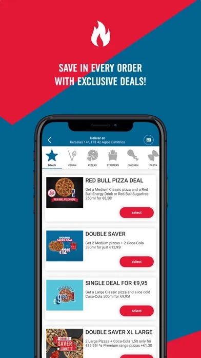 Captures d'écran de Domino's Pizza Greece