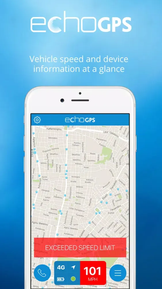 Tangkapan skrin echoGPS