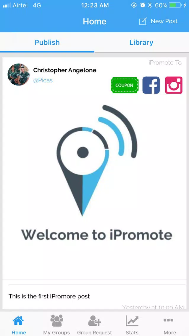 iPromote スクリーンショット