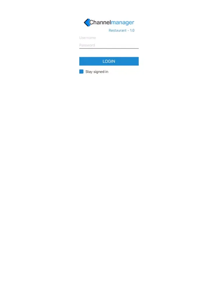 ChannelManager Restaurant iPad  স্ক্রিনশট