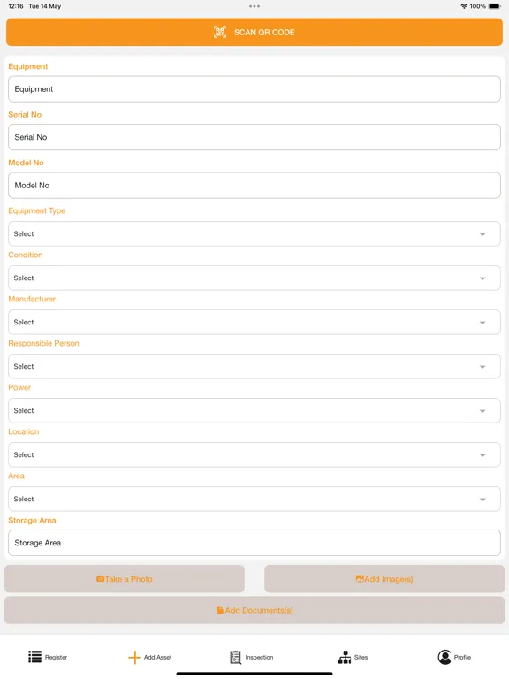 iProtectU Asset Manager iPad  سکرین شاٹس