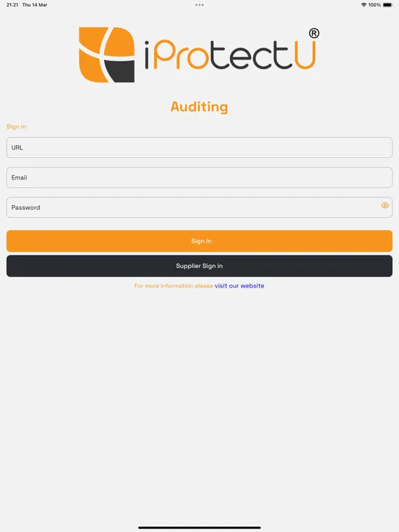Captures d'écran de iProtectU Audit iPad 