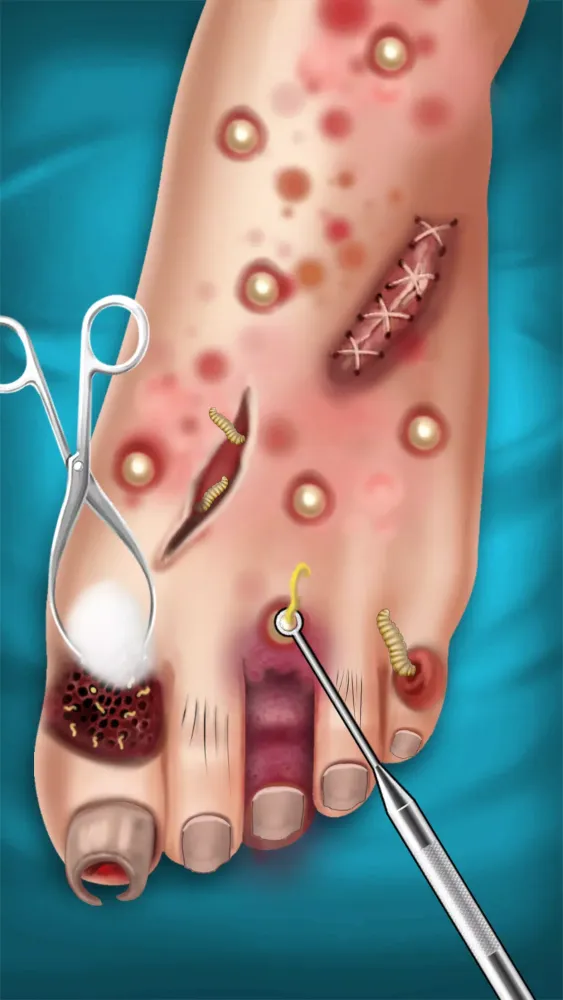 ภาพหน้าจอของ ASMR Salon: Foot Care Hospital
