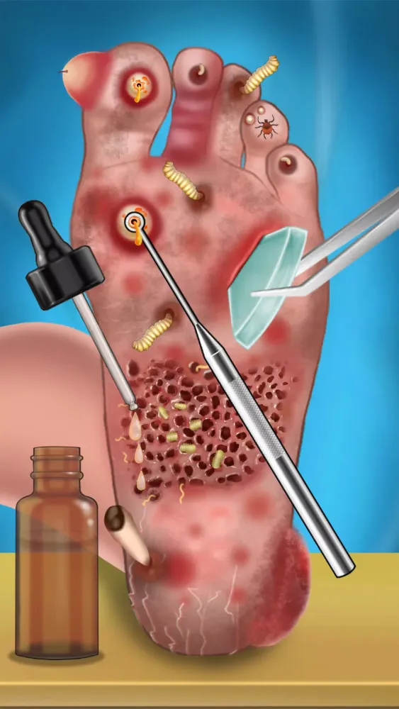 ภาพหน้าจอของ ASMR Salon: Foot Care Hospital