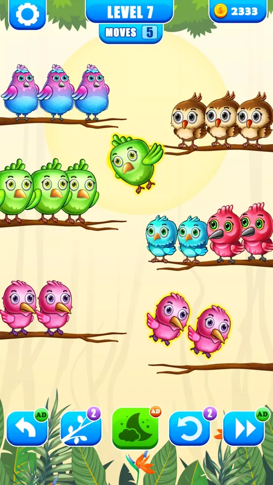 Zrzuty ekranu Color Bird Sort - Puzzle Games
