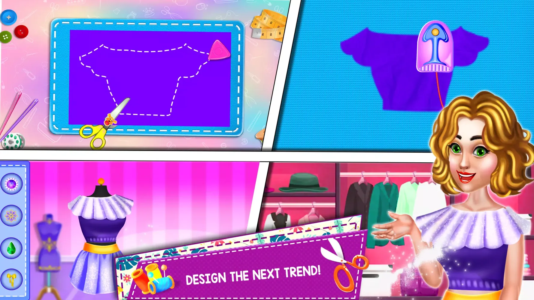 ภาพหน้าจอของ Tailor Dress Up Fashion Games