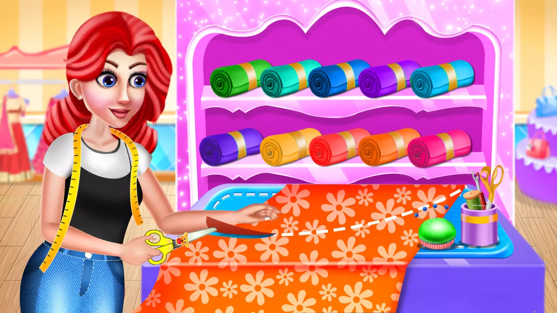 ภาพหน้าจอของ Tailor Dress Up Fashion Games