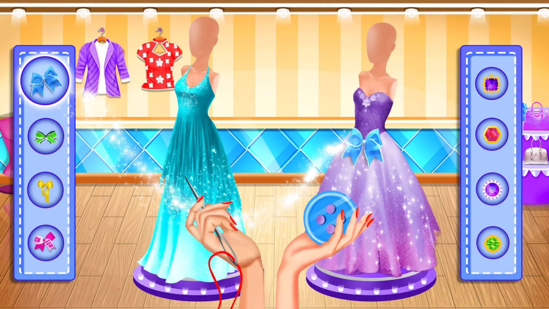 ภาพหน้าจอของ Tailor Dress Up Fashion Games