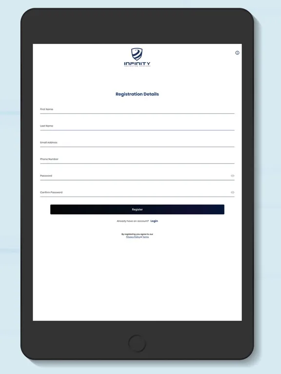 Captures d'écran de IPS Security Service Provider iPad