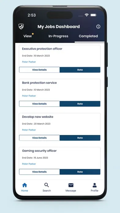 Captures d'écran de IPS Security Service Provider