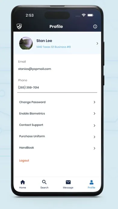 Captures d'écran de IPS Security Service Provider