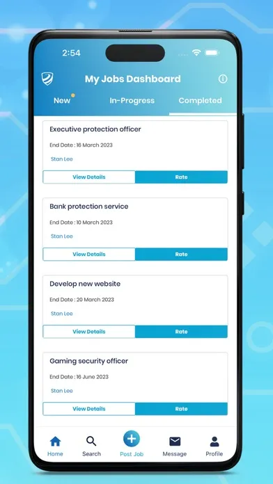 IPS Security Service Requester Screenshots