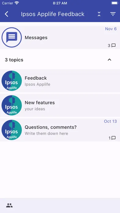 Ipsos AppLife 스크린샷