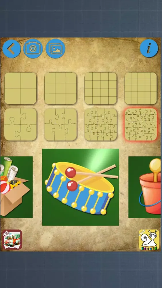 Jigsaw puzzles for baby. Toys 스크린샷