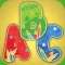 Shadow puzzle English alphabet