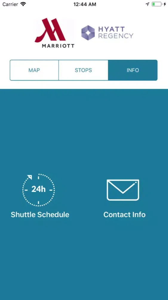 Tangkapan skrin SFO Shuttles Bayshore