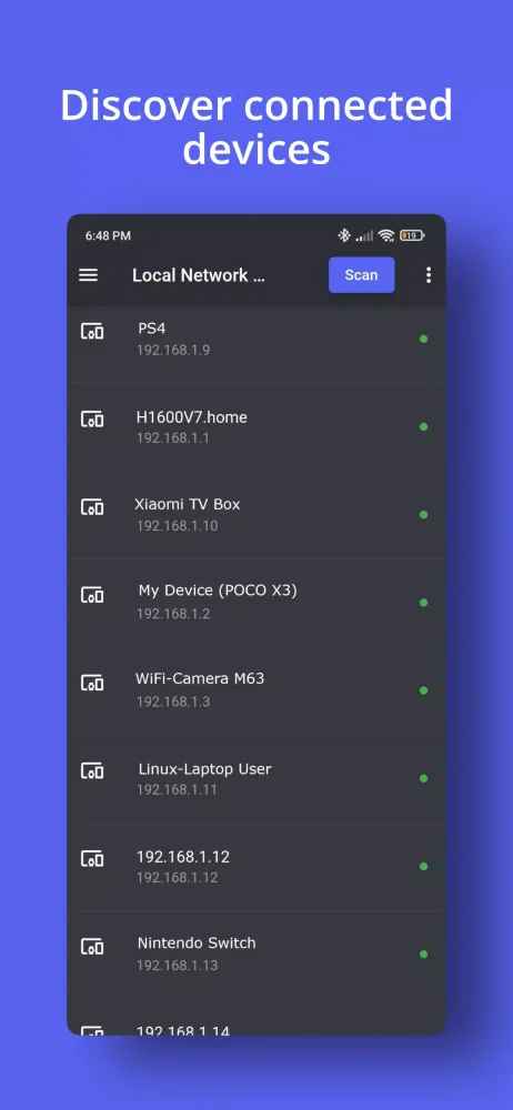 IP Scanner स्क्रीनशॉट