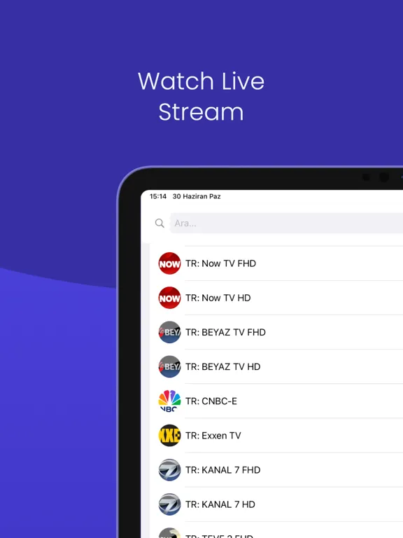 IPTV Player: Watch Live TV iPad  স্ক্রিনশট