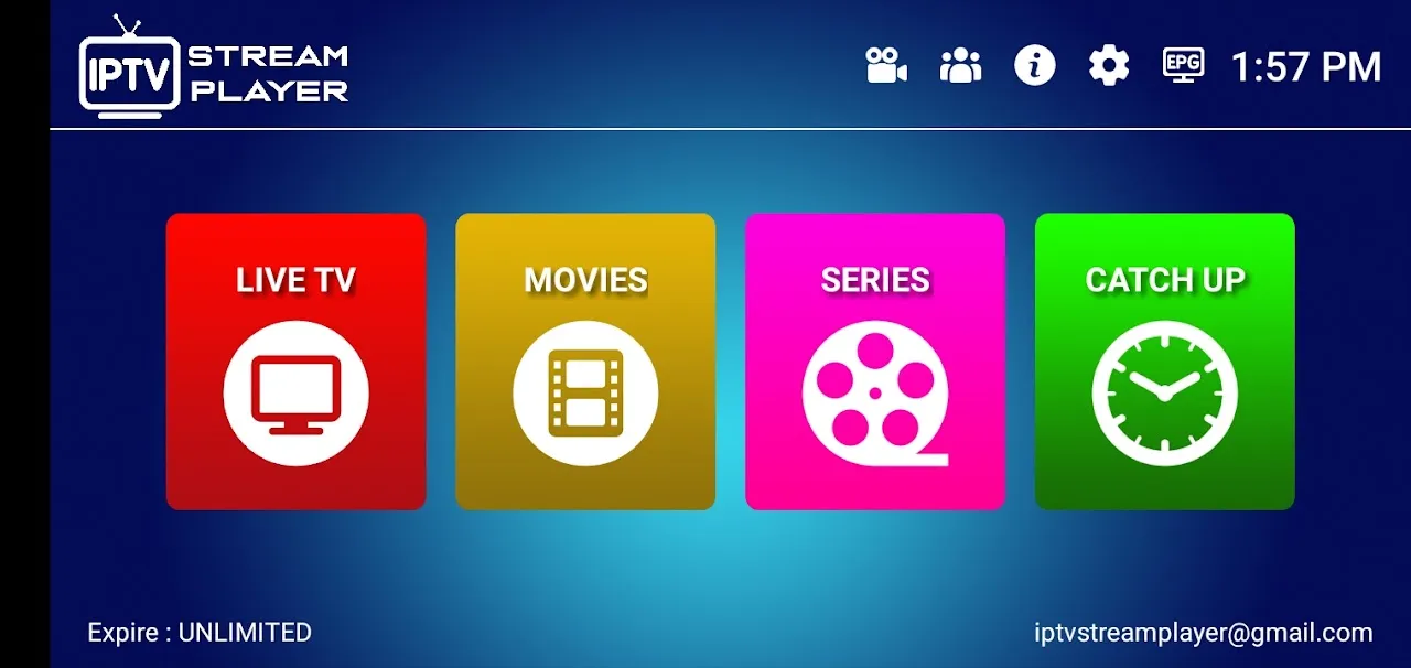 IPTV Stream Player Screenshots