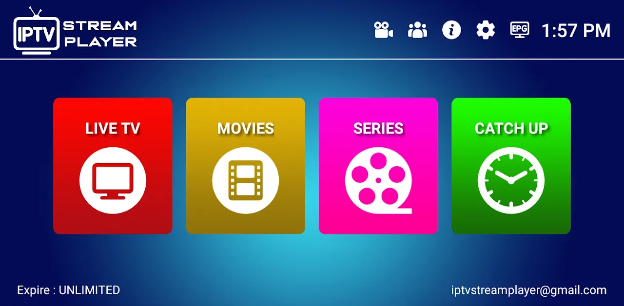 IPTV Stream Player Screenshots