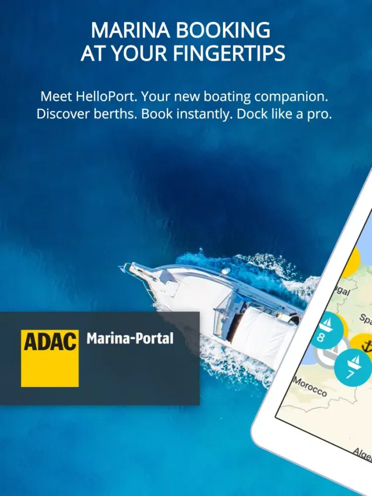 HelloPort & ADAC Marina-Portal iPad 應用截圖