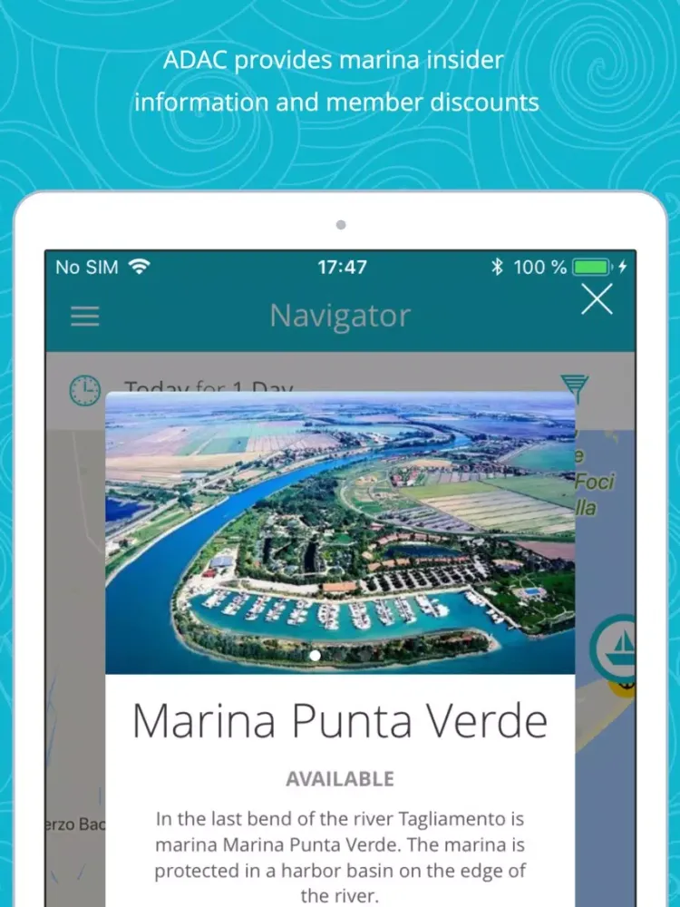 HelloPort & ADAC Marina-Portal iPad 應用截圖
