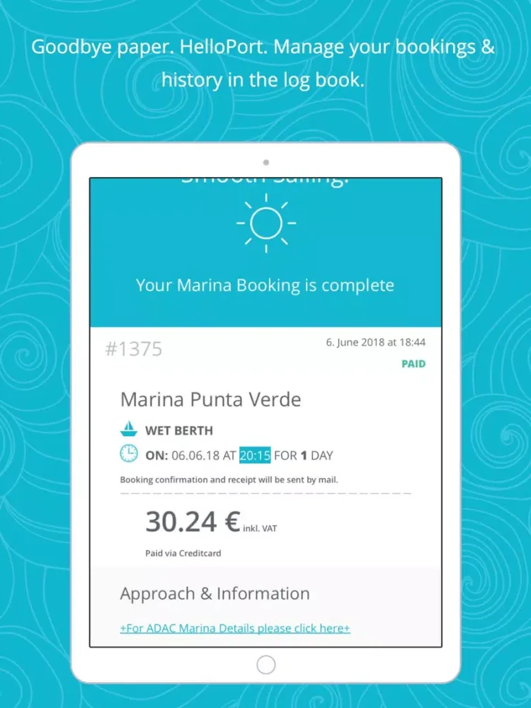 HelloPort & ADAC Marina-Portal iPad 應用截圖