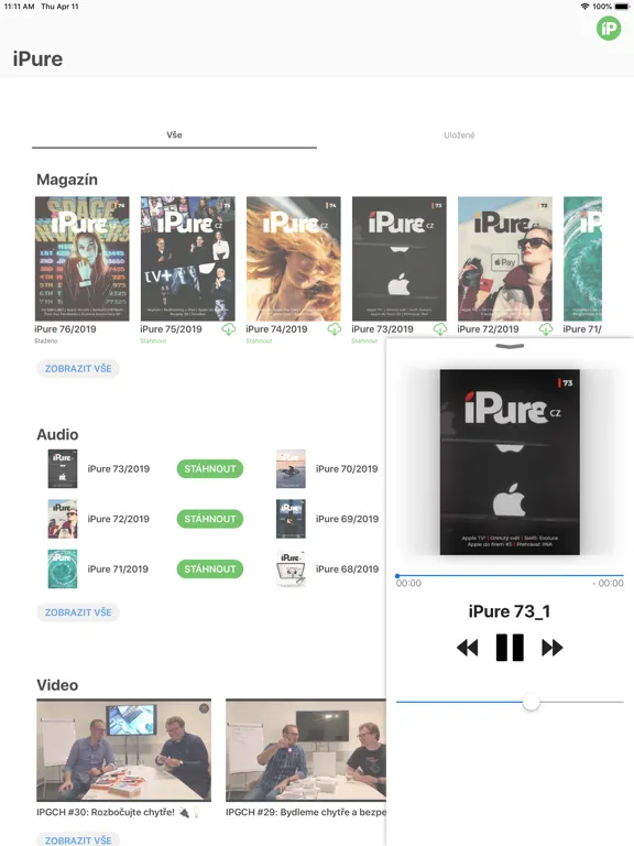 iPure iPad  Screenshots