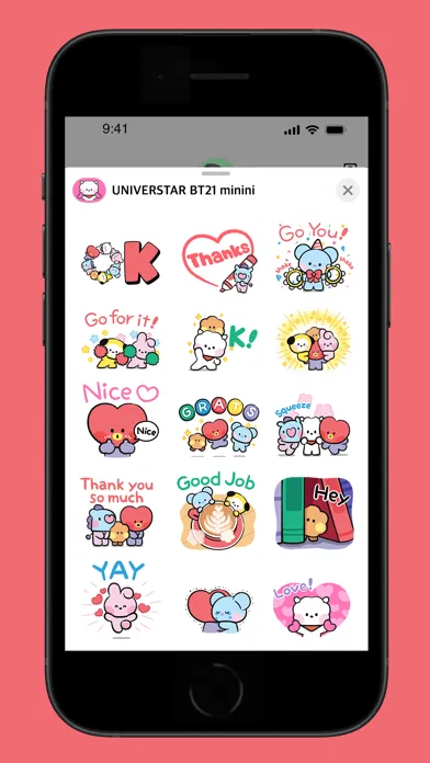 Captures d'écran de UNIVERSTAR BT21 minini