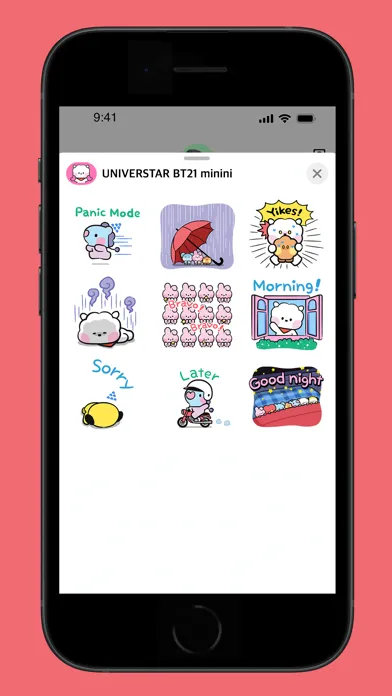 Captures d'écran de UNIVERSTAR BT21 minini