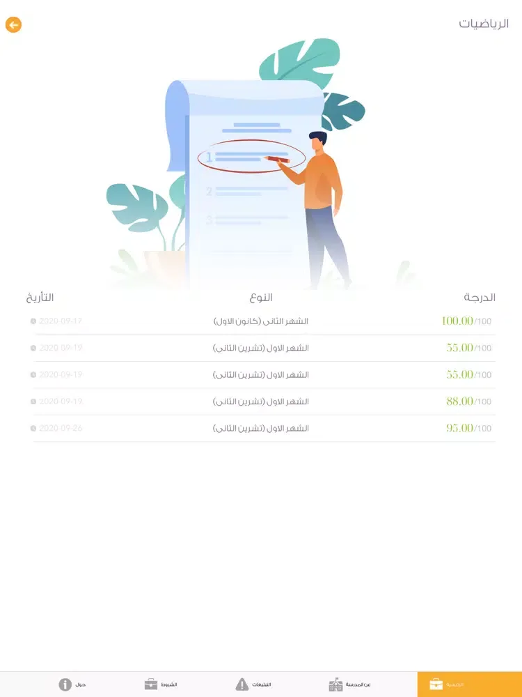 Capturas de pantalla de الرائد للمدارس اباء iPad 