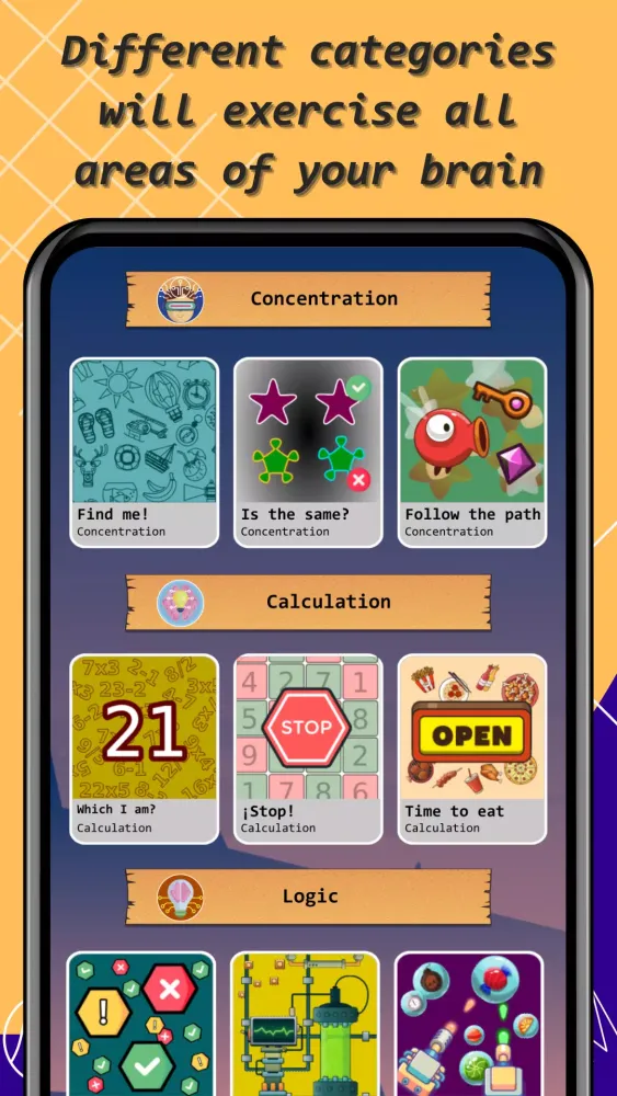 Mindy: IQ Brain Training Games Screenshots