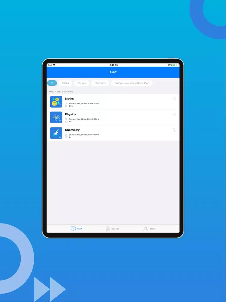 CoLearn iPad  Screenshots