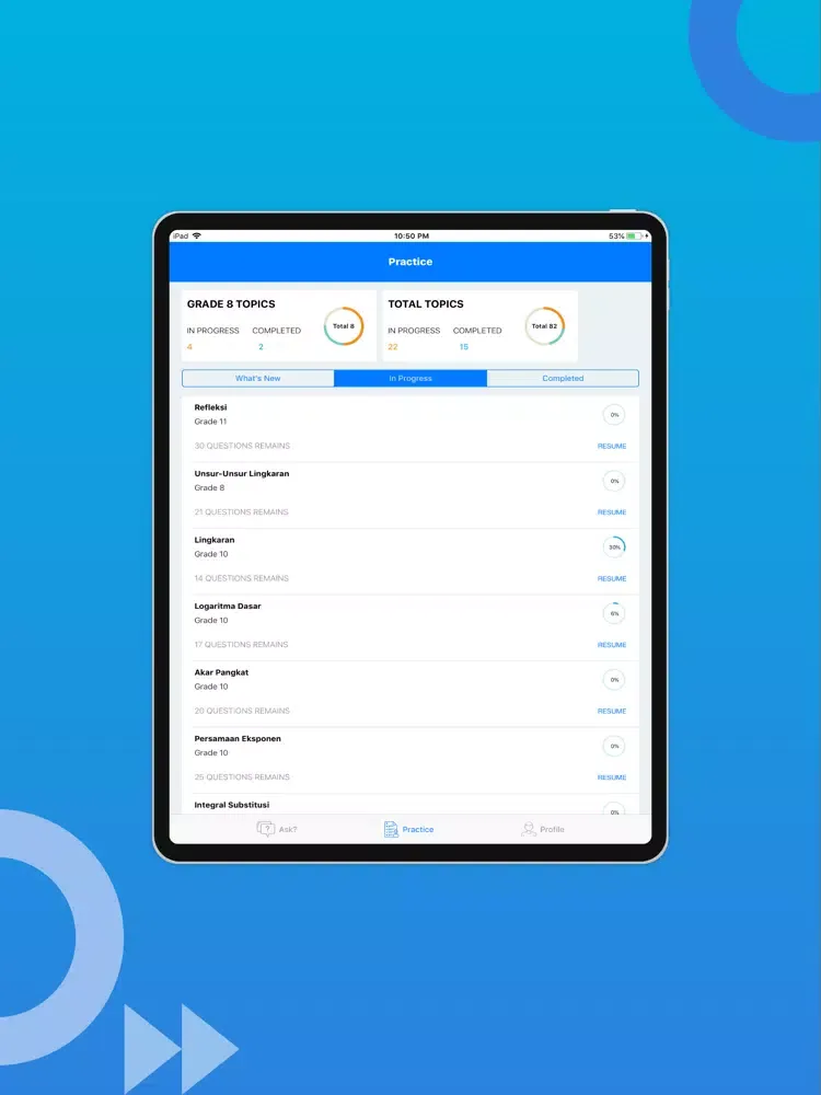 CoLearn iPad  Screenshots