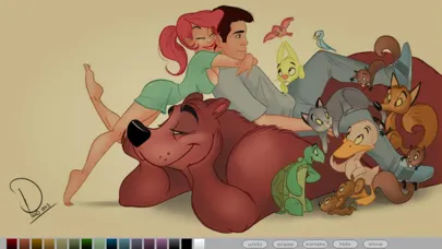 Capturas de tela do Curve Drawing
