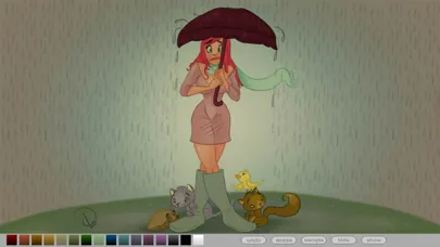 Capturas de tela do Curve Drawing