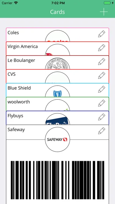 Cards Wallet Screenshots