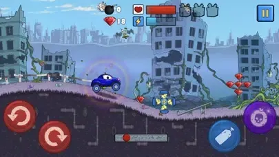 ภาพหน้าจอของ Zombies Cars