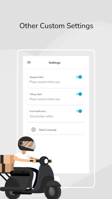 Capturas de pantalla de iQ Delivery Driver