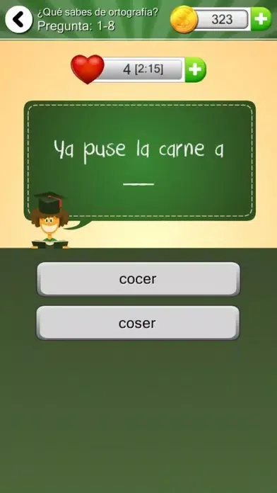 Capturas de pantalla de ¿Qué sabes de Ortografía?