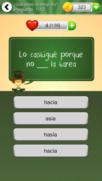 Capturas de pantalla de ¿Qué sabes de Ortografía?