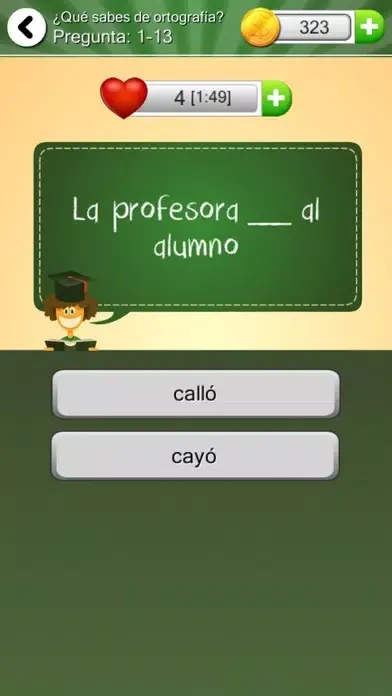 Capturas de pantalla de ¿Qué sabes de Ortografía?