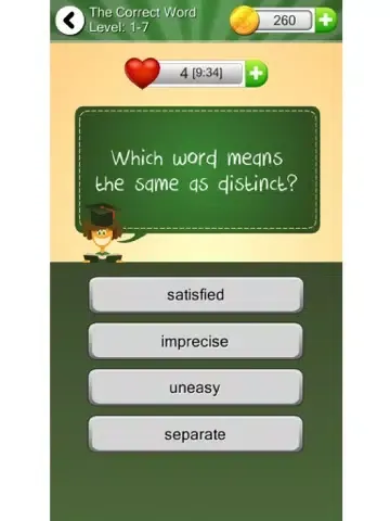 The Correct Word iPad  Screenshots