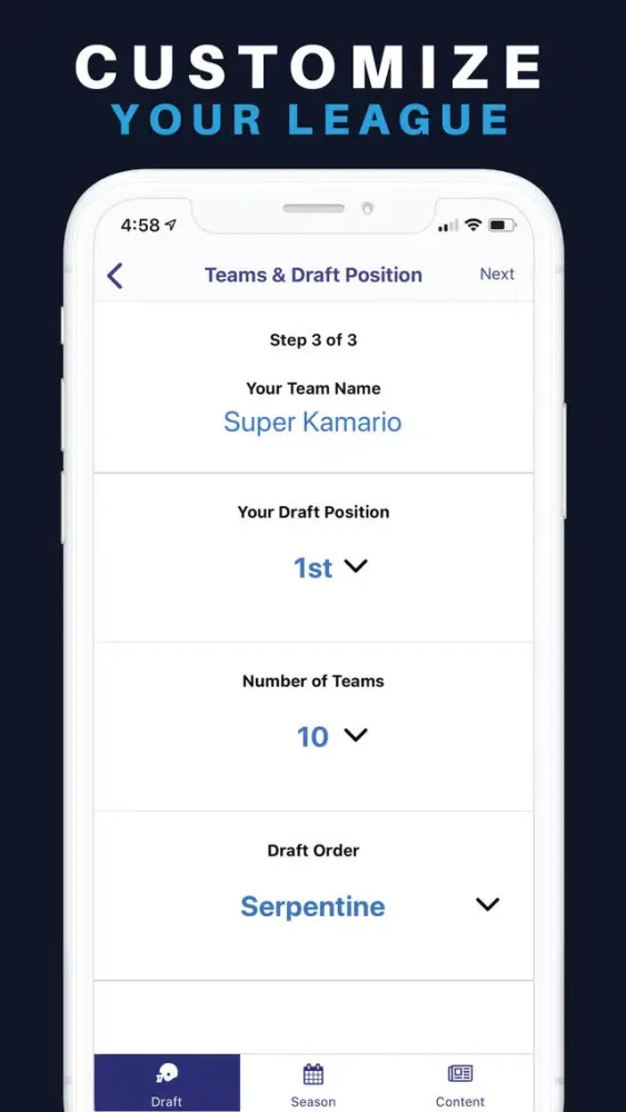 Screenshot di Fantasy Football Draft Kit IQ