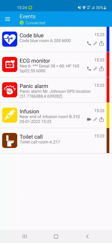Capturas de pantalla de IQ SmartApp Medical