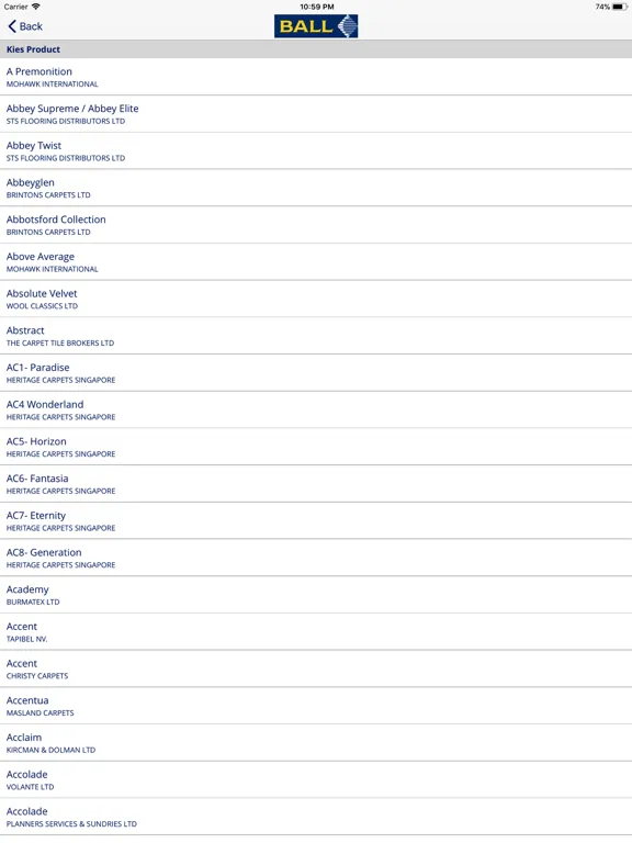 Aanbevolen Lijm Gids (RAG) iPad  Screenshots