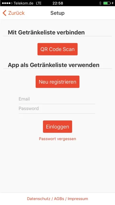 Tangkapan layar Getränkeliste