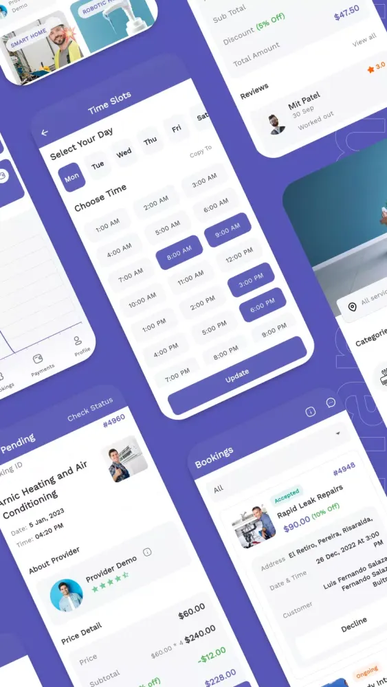 Provider Screenshots