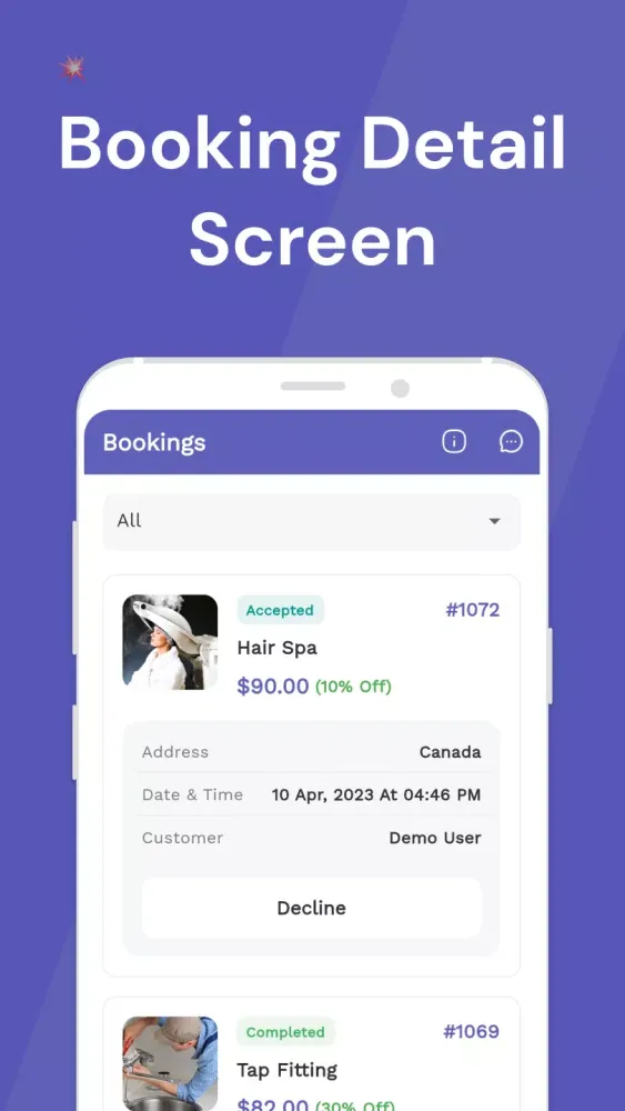 Provider Screenshots